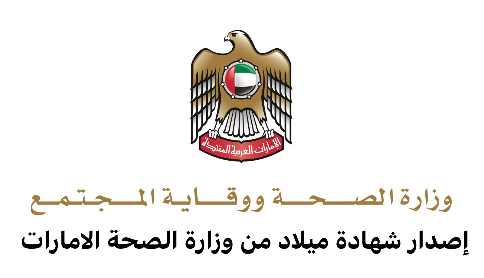 Issue of birth certificate through UAE Ministry of Health website