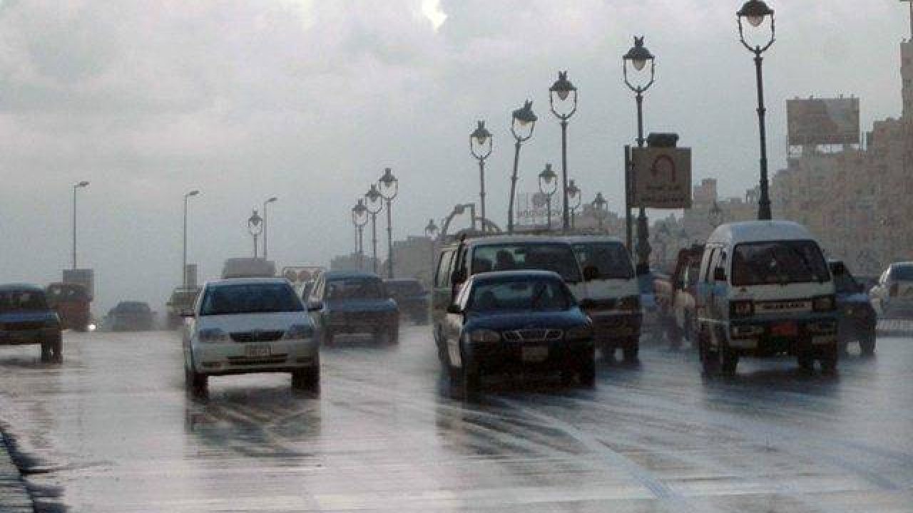 Rain in the governorates of Egypt